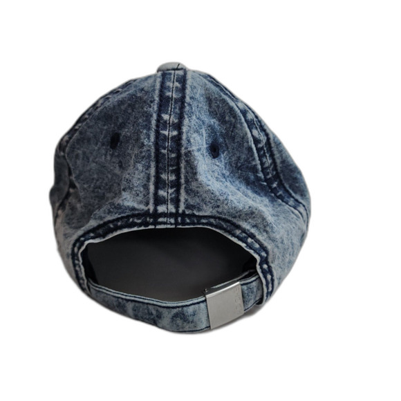 Adidas Denim Acid Wash Cotton Aeroready Cap Hat - Picture 5 of 8